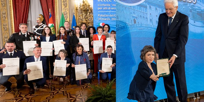 Francesca Moscardo Cavaliere dell’Ordine al Merito della Repubblica Italiana