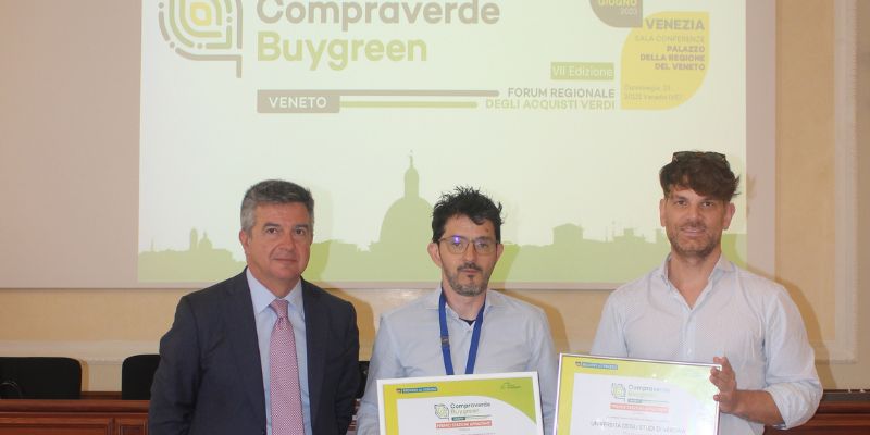 L’università di Verona premiata al Forum Compraverde Veneto 2023