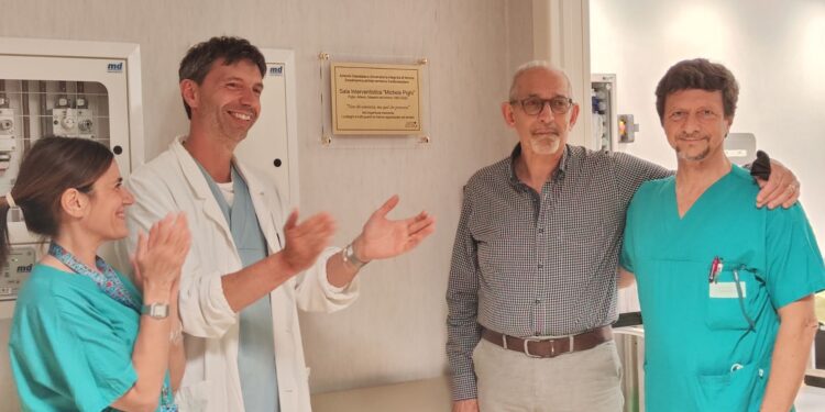 Da sinistra Patrizia Venditti, Gabriele Pesarini, Daniele Pighi e Flavio Ribichini