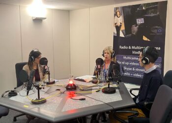 Da sinistra verso destra: Margherita Dalla Vecchia, l'Onorevole Carolina Morace e Matteo Cafarelli