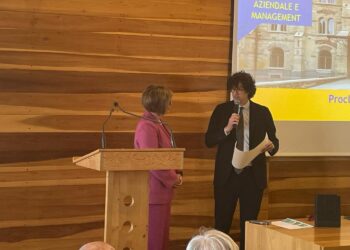 A sinistra Silvia Arlanch, a destra Francesco Marchiori