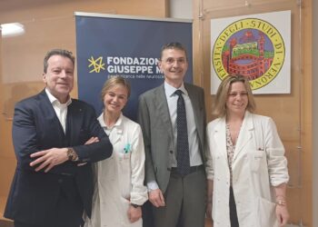 da sinistra: Francesco Manni, Francesca Benedetta Pizzini, Corrado Barbui, Marcella Bellani