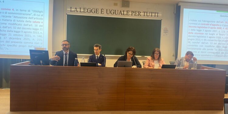 da sinistra Marco Peruzzi, Giampietro Ferri, Laura Calafà, Tiziana Cavllo e Stefano Catalano