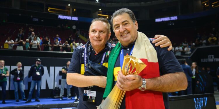 Giuliano Bergamaschi con Fefè De Giorgi