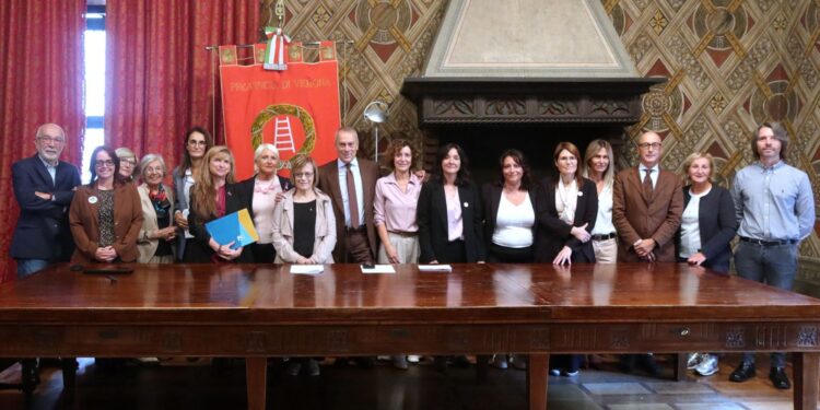 I partecipanti alla conferenza stampa di presentazione