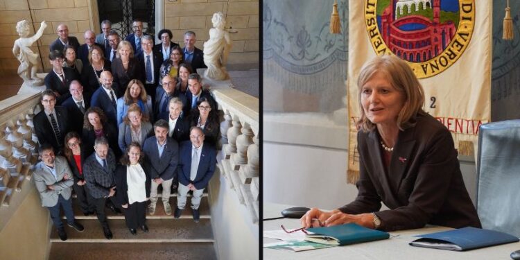 La squadra di governo della Rettrice Chiara Leardini