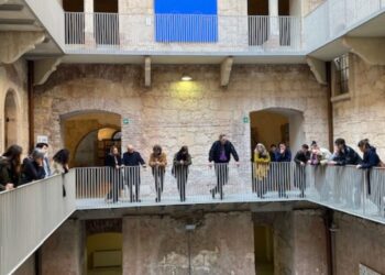 Lo staff di Museion a Santa Marta