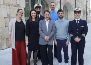 Da Sx: Sara Svaluto Ferro, Anna Sitta, Gian Roberto Brosa, Michela Rimondini, Alberto Gajofatto, Tommaso Carlucci e Evelina Strazzullo