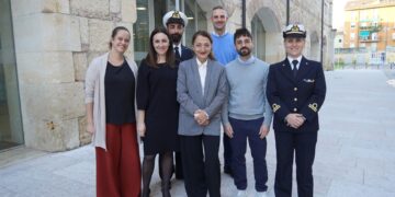 Da Sx: Sara Svaluto Ferro, Anna Sitta, Gian Roberto Brosa, Michela Rimondini, Alberto Gajofatto, Tommaso Carlucci e Evelina Strazzullo